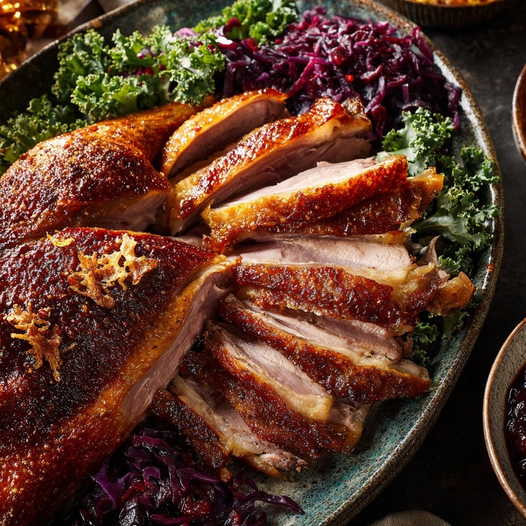 Saisonal & Festlich Weihnachtsgans mit Rotkohl