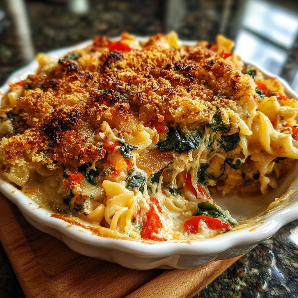 Nudelauflauf mediterran