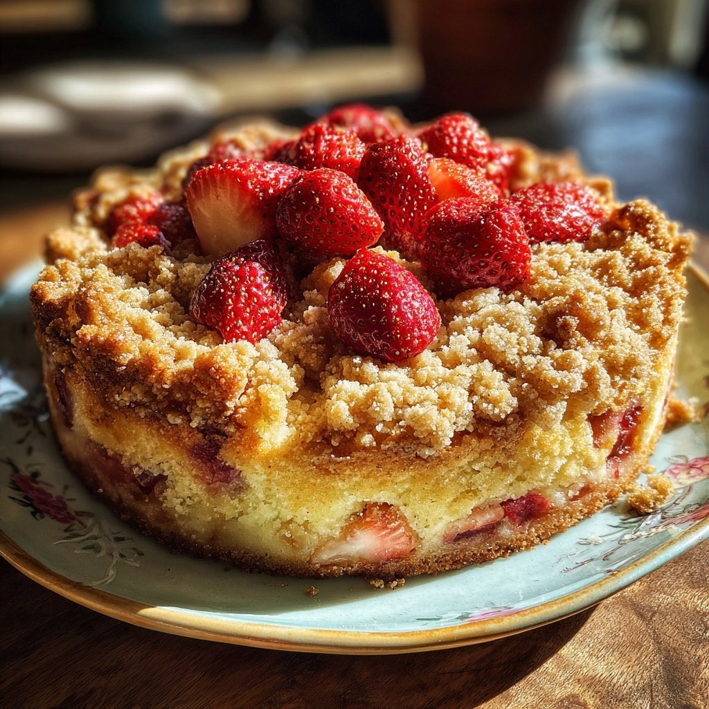 Erdbeer Kuchen Mit Streuseln