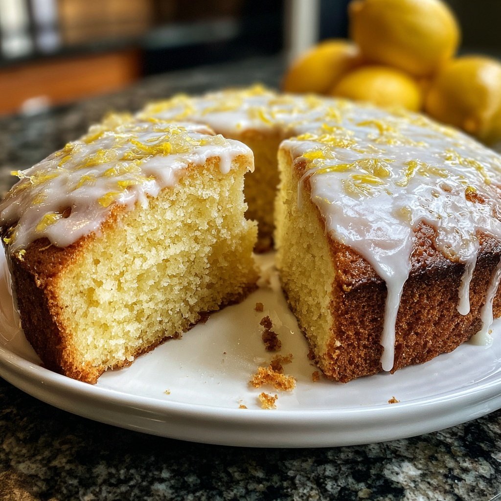 Zitronenkuchen ohne Ei