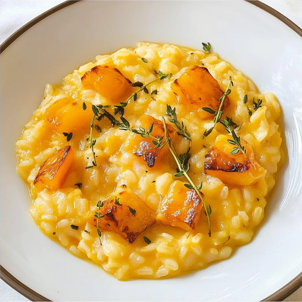 Kürbisrisotto