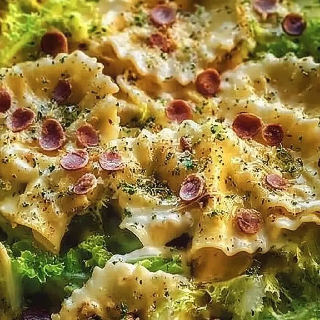 Wirsing-Nudel-Auflauf