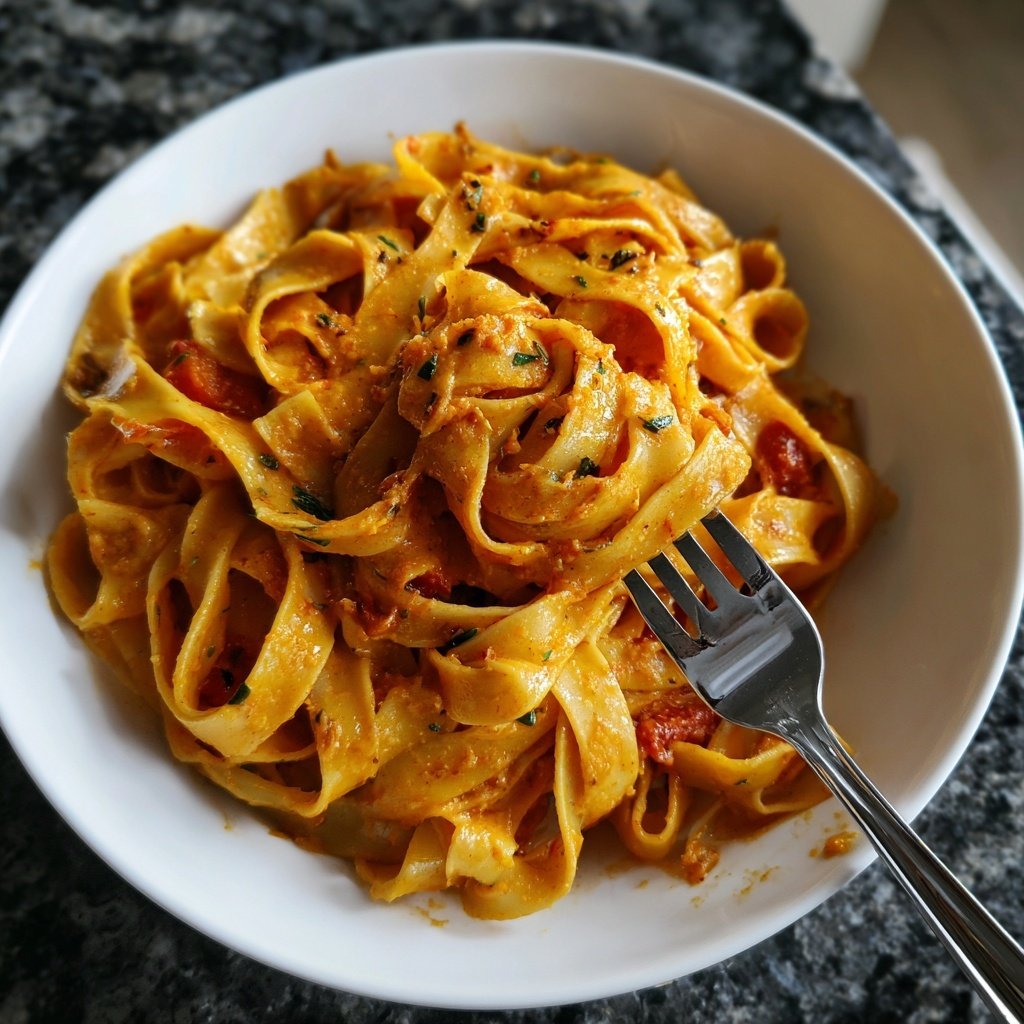 Tagliatelle mit Tomatenbutter