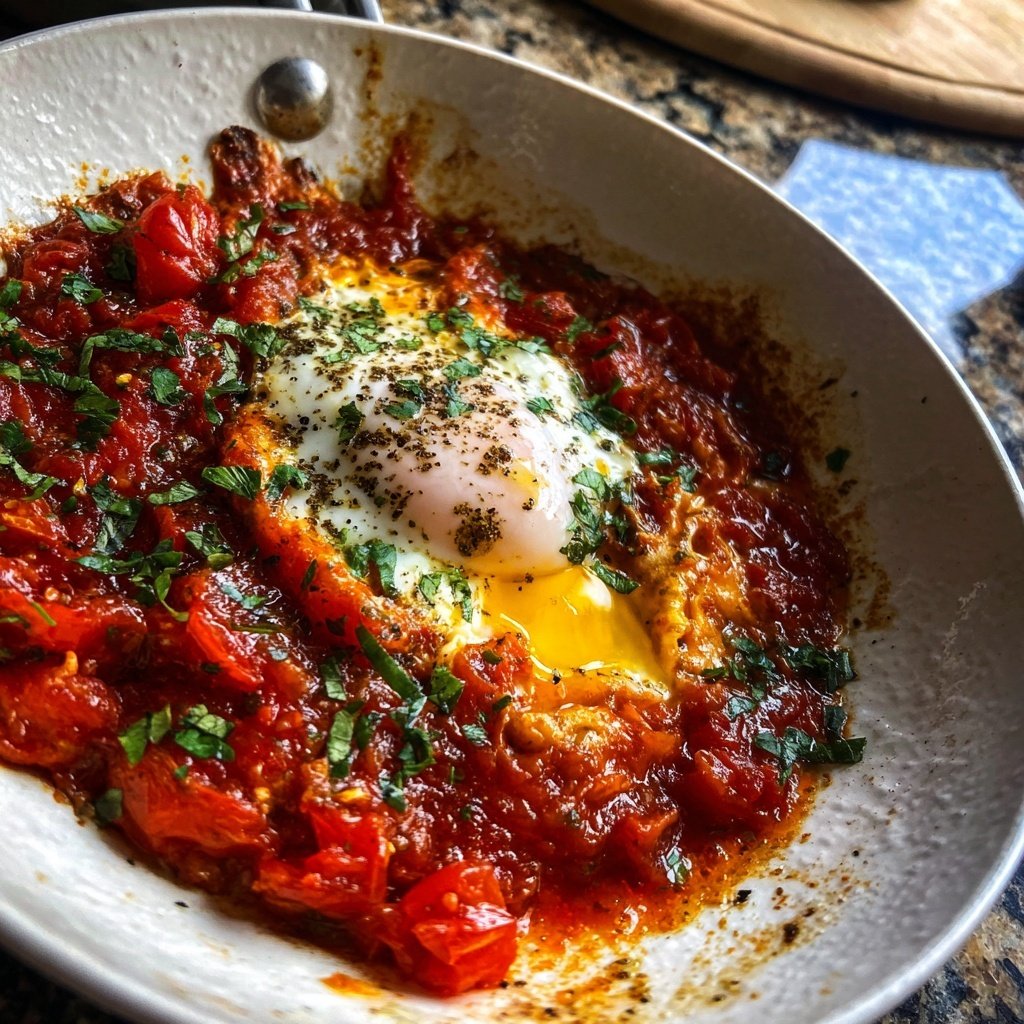 Shakshuka mit Knoblauch