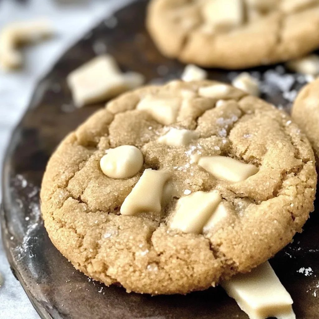 Weiße Schokoladen Cookies