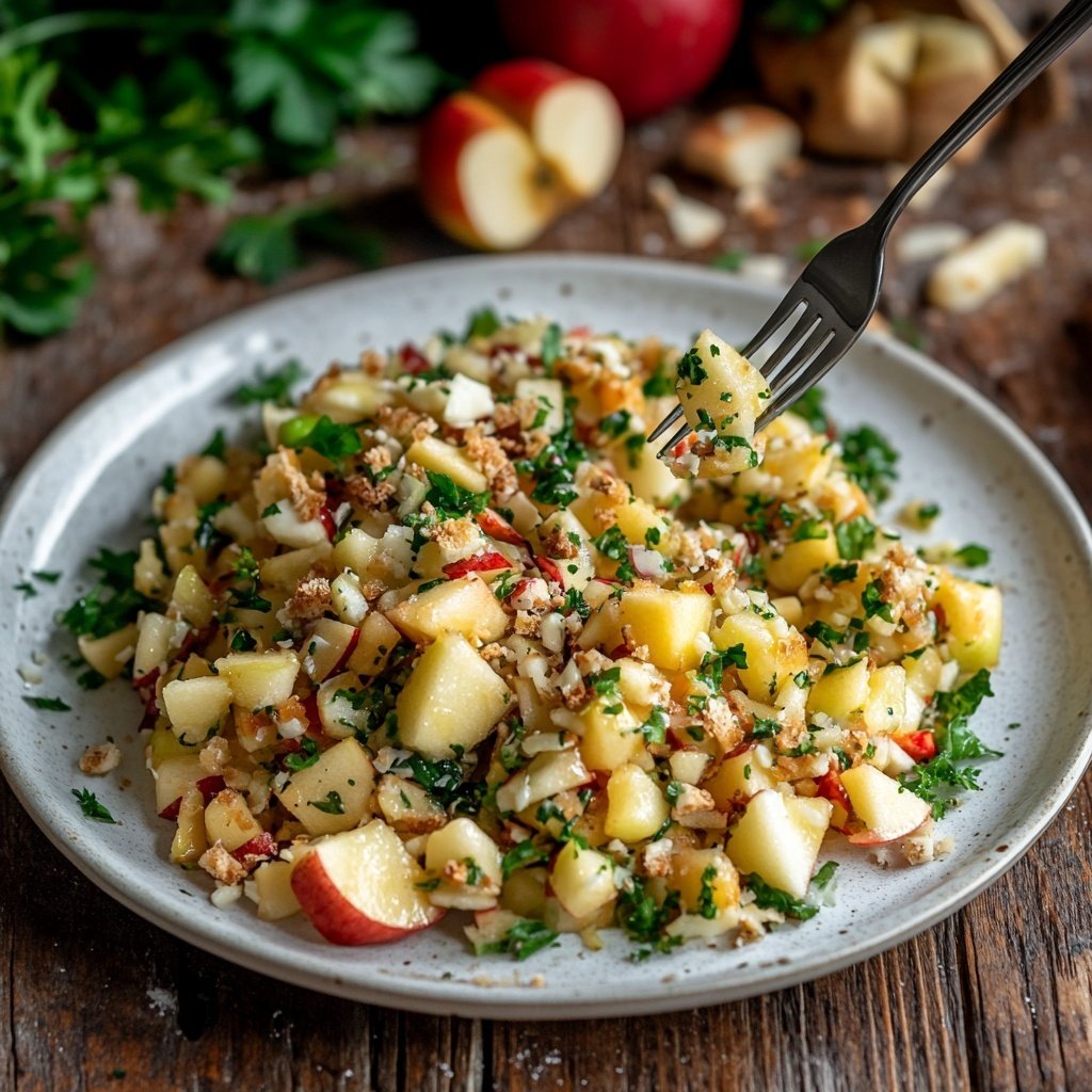 Brokkoli-Salat mit Apfel – Frisch und fruchtig