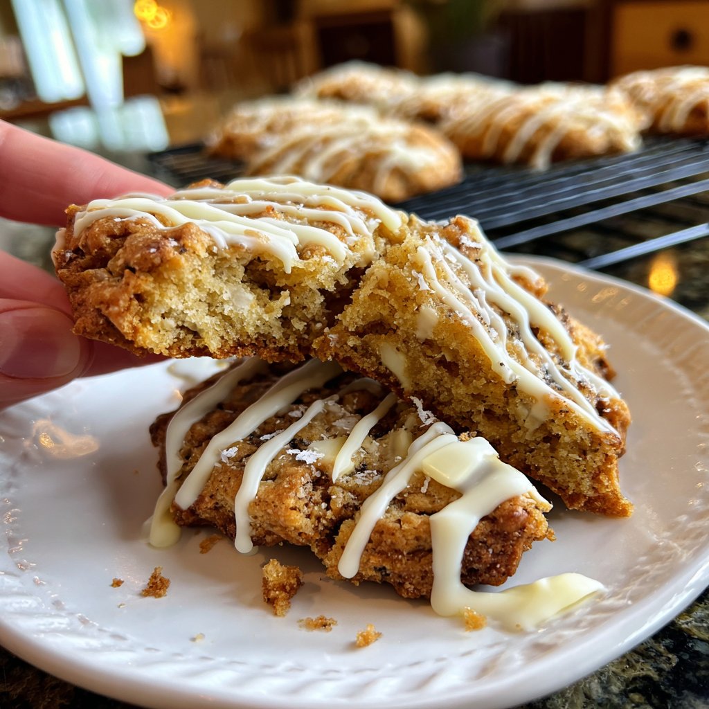 Cookies mit weißer Schokolade