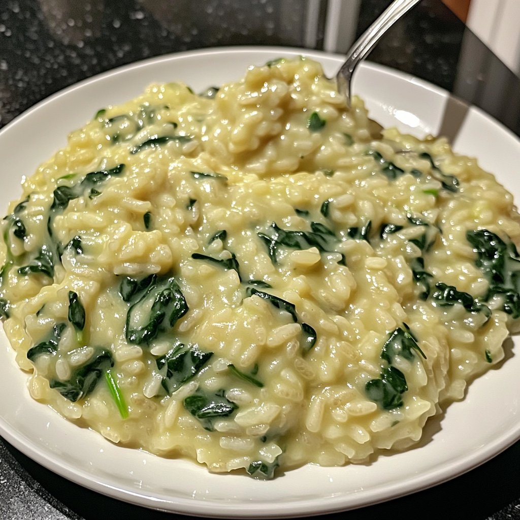 Risotto mit Spinat