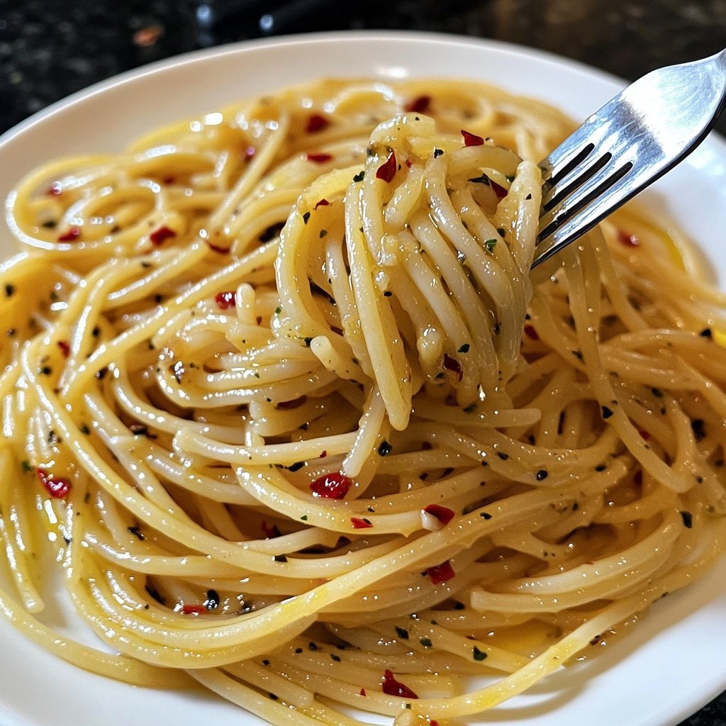 Spaghetti Aglio e Olio mit Chili