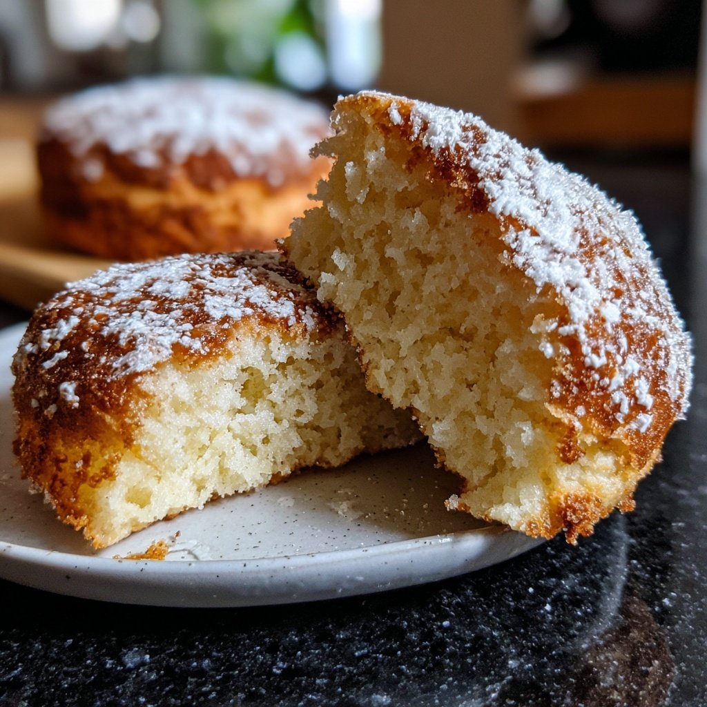 Quarkbällchen mit Vanillezucker