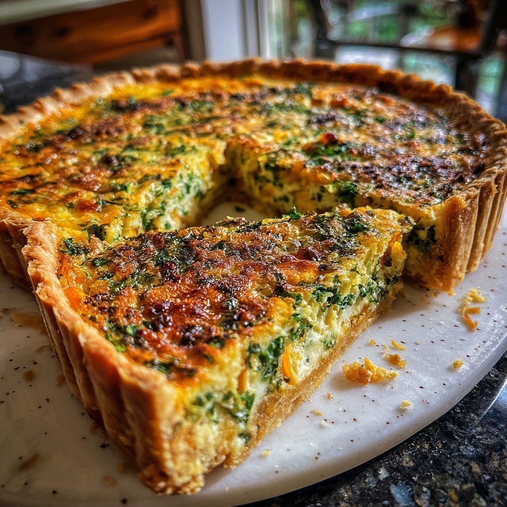 Gemüse-Quiche mit Kräutern